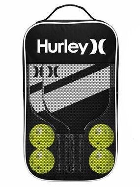 NWT Hurley 7 Piece Pickleball and Paddle Set